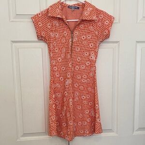 Urban Outfitters Red Floral Dress